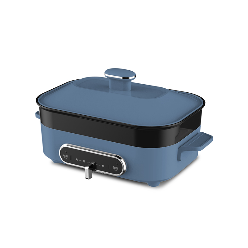 What safety mechanisms does the Multi Functional Cooking Pot have to prevent accidents during cooking?